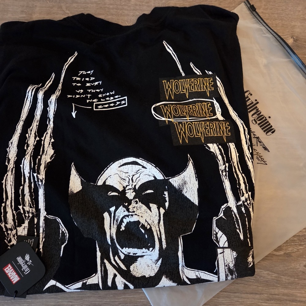 Civil Regime Marvel Wolverine NWT In Chaos We Bloom Oversized Large T Shirt